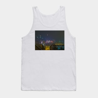 New Year Fireworks Tank Top
